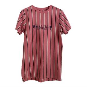 RSQ Malibu striped Tee Size Medium